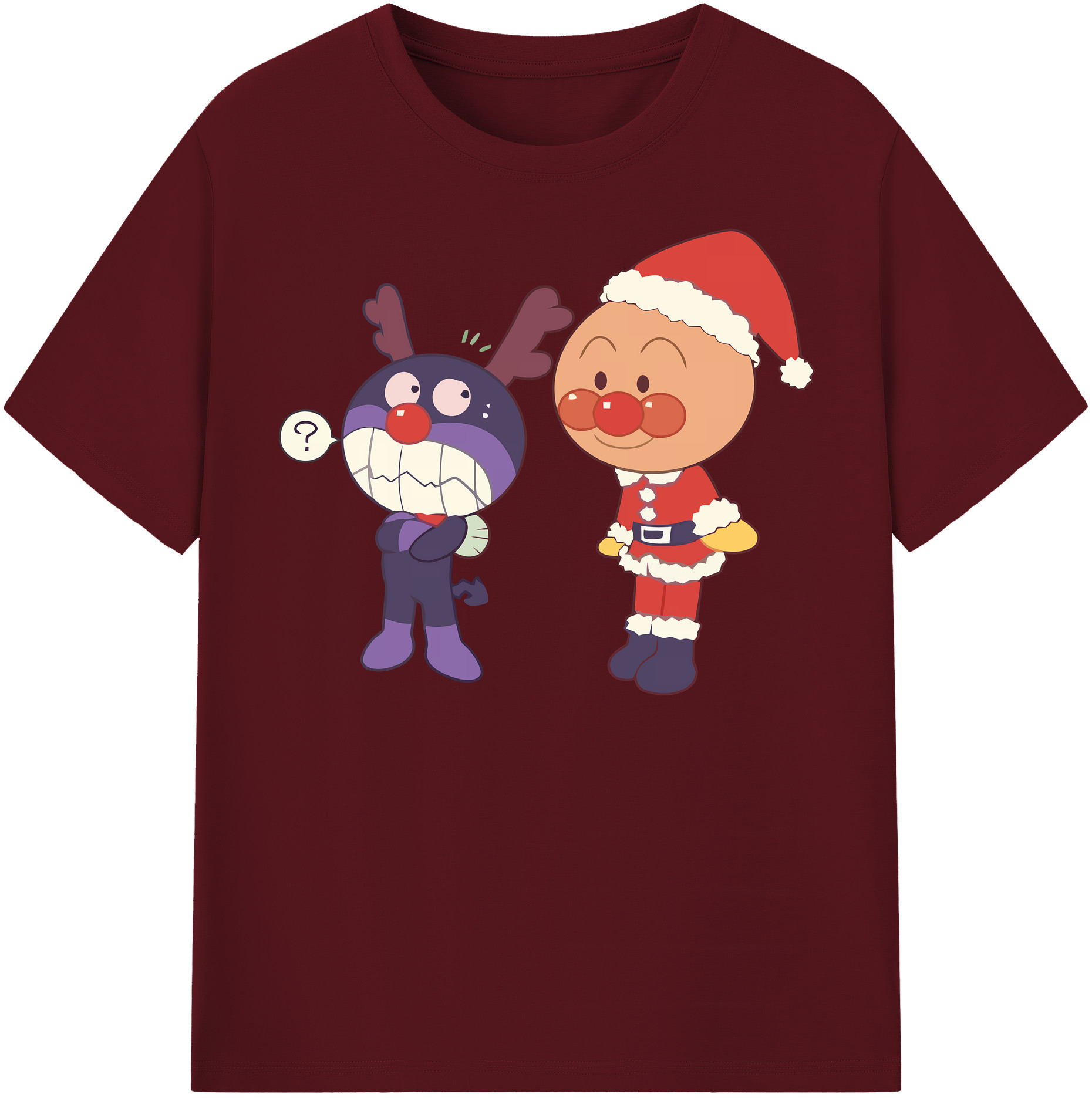 （画像用） アンパンマン Anpanman 綿100％半袖Tシャツ（フロントプリント）